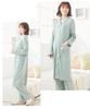 Maternity Room Nursing Comfortable To Wear with Cotton Blend Smooth Open Front Maternity Pajamas Smicro Maternity 3L [Nissen] Wear/Pajamas
