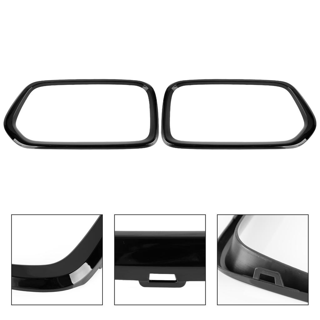 Gloss Black Front Bumper Grill Frame Cover Trim Fit BMW X2 Series F39 2018-2021