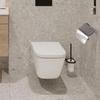 Cloakroom Toilet Wall Mounted Tissue Roll Holder Silver