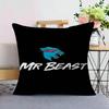 Blogger di Giochi M-MrBeast Federe per Cuscini Cartoni Animati Divano Decorativo Casa Stampa Double-sided Corto Peluche Carino Federa per Cuscino
