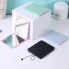 Mirror Foldable Makeup Mirror Portable Double-Sided Mirror Student Dormitory Desktop Small Gift Mini Pocket Mirror Home Decor