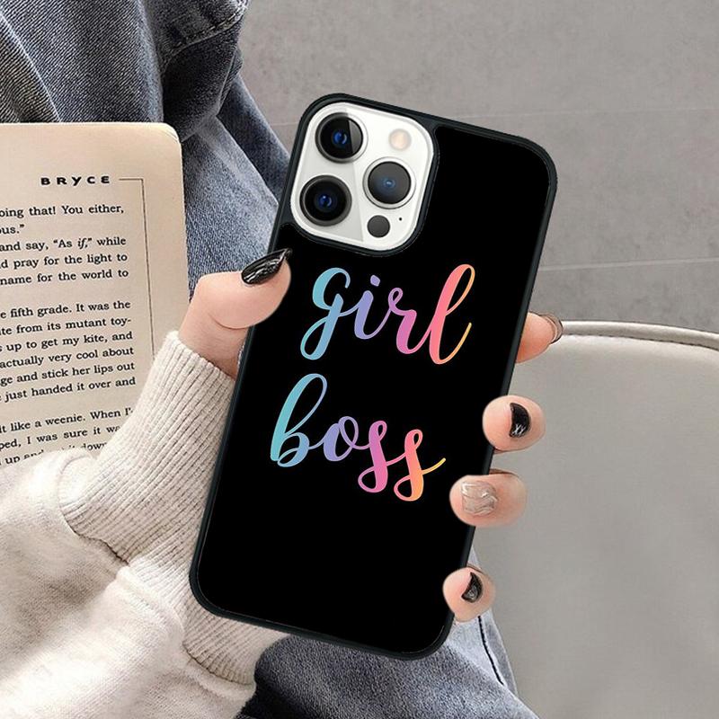 

WOMENS GIRL BOSS BOSSY Phone Case for iPhone 17 Air 16 16e 15 Plus for Apple 13 11 12 14 Pro Max Cover coque Shell iPhone 13