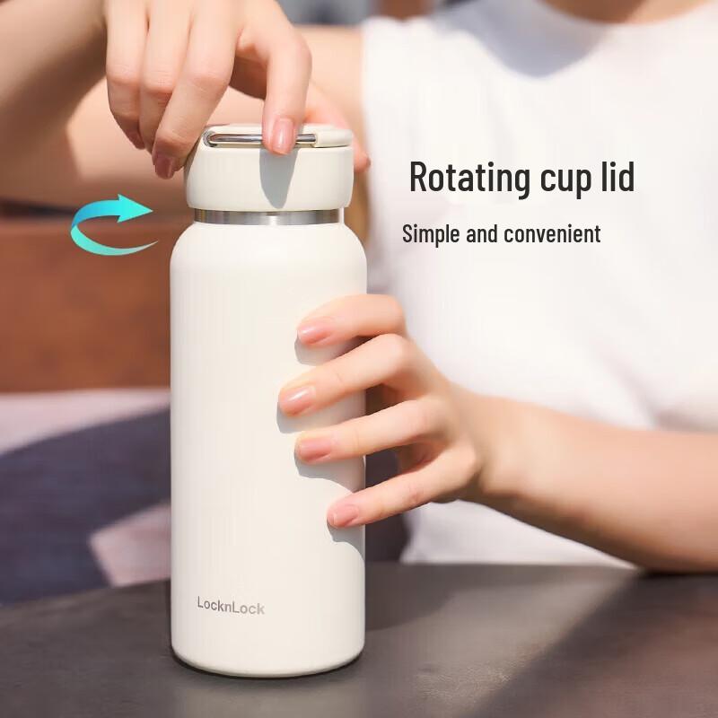 LOCKLOCK Portable Insulated Water Bottle with Handle