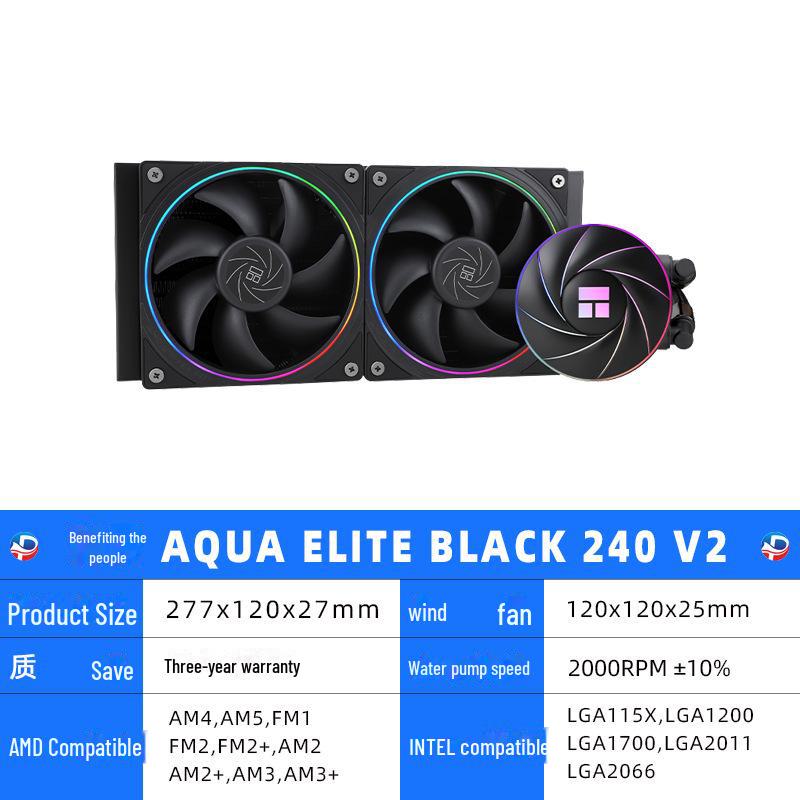 

Кулер для воды Thermalright AE240/AE360 V2 ARGB, черно-белый, все в одном