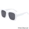Timeless Oversized Vintage Square Frame Sunglasses With Premium Uv400 Protection