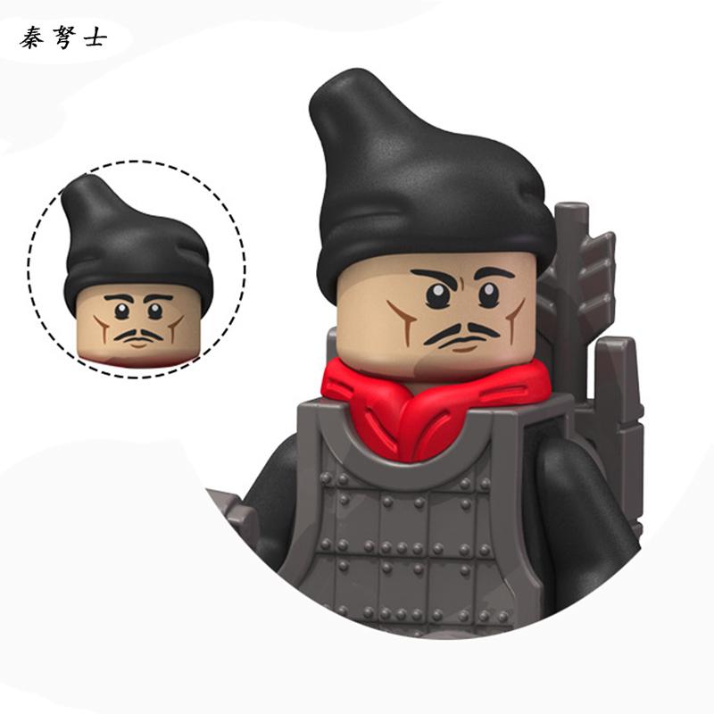 Kinas eldgamle Qin-dynastisoldatfigurer Byggeklosser Terrakottahæren Klosser Samling Leker For Barn
