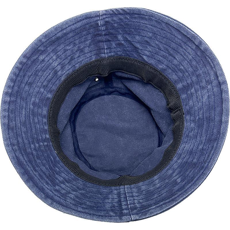 Old Washed Bucket Hat Retro Cowboy Hat Summer Sun Protection Cowboy Basin Hat Embroidery