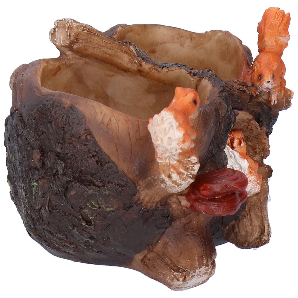 Pflanztopf Innovativ Wasserdicht Sukkulente Blume Bonsai Harz Pflanzgefäß Heimdekoration Eichhörnchen