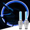 2ks Atmosférické uvítací světlo Nábojová lampa Auto Auto Kolo Moto Kolo Ventil pneumatik Dekorativní krytka ventilu Blesk Paprskové LED Neonová projekce