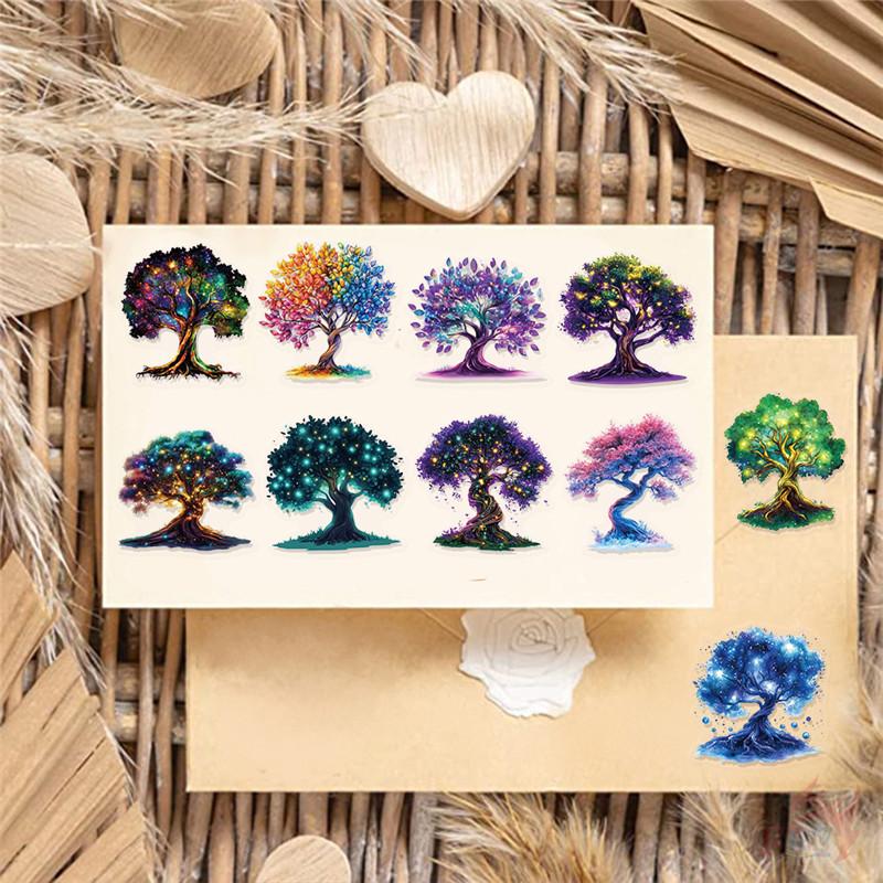 50Pcs/Set Magic Tree Series 01 PET Stickers Waterproof DIY Fashion Doodle Decals Stickers