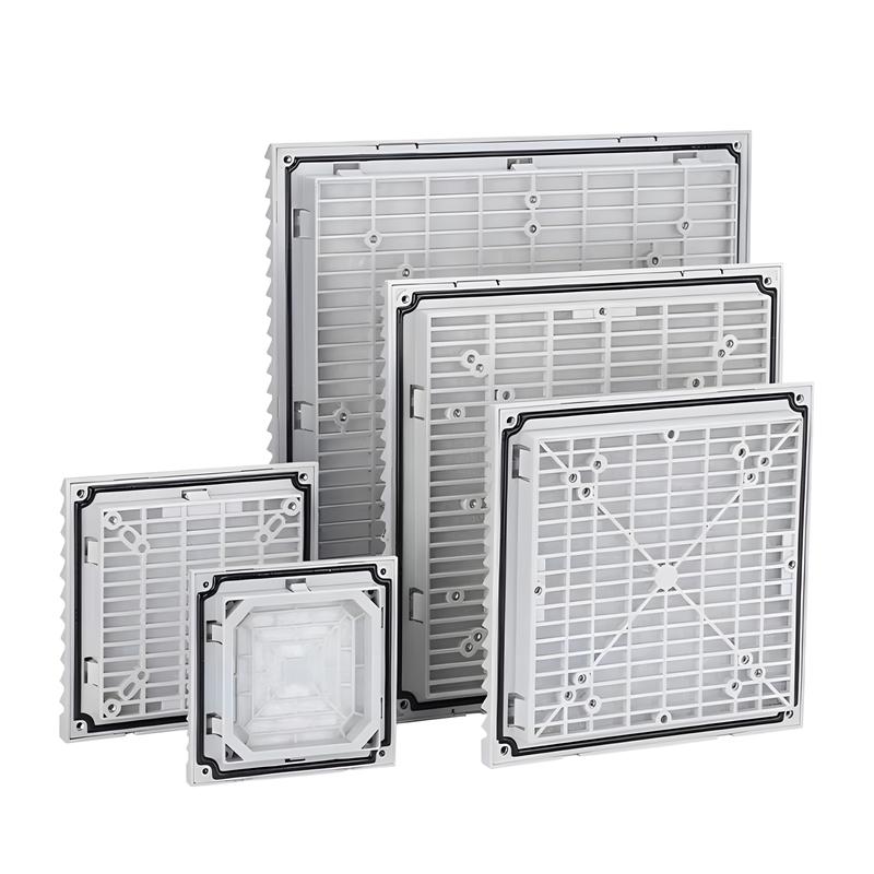 Electrical Cabinet Fan Filter Louver Grille ZL801/802/803/804/805/806, Dustproof Ventilation & Heat Dissipation Axial Fan Cover