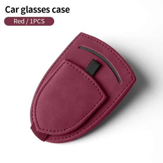 Car Visor Sunglasses Clip Strong Magnetic Eyeglass Holder for Vehicle Scratch-Free Storage for Sun Glasses Car Interior Accessory