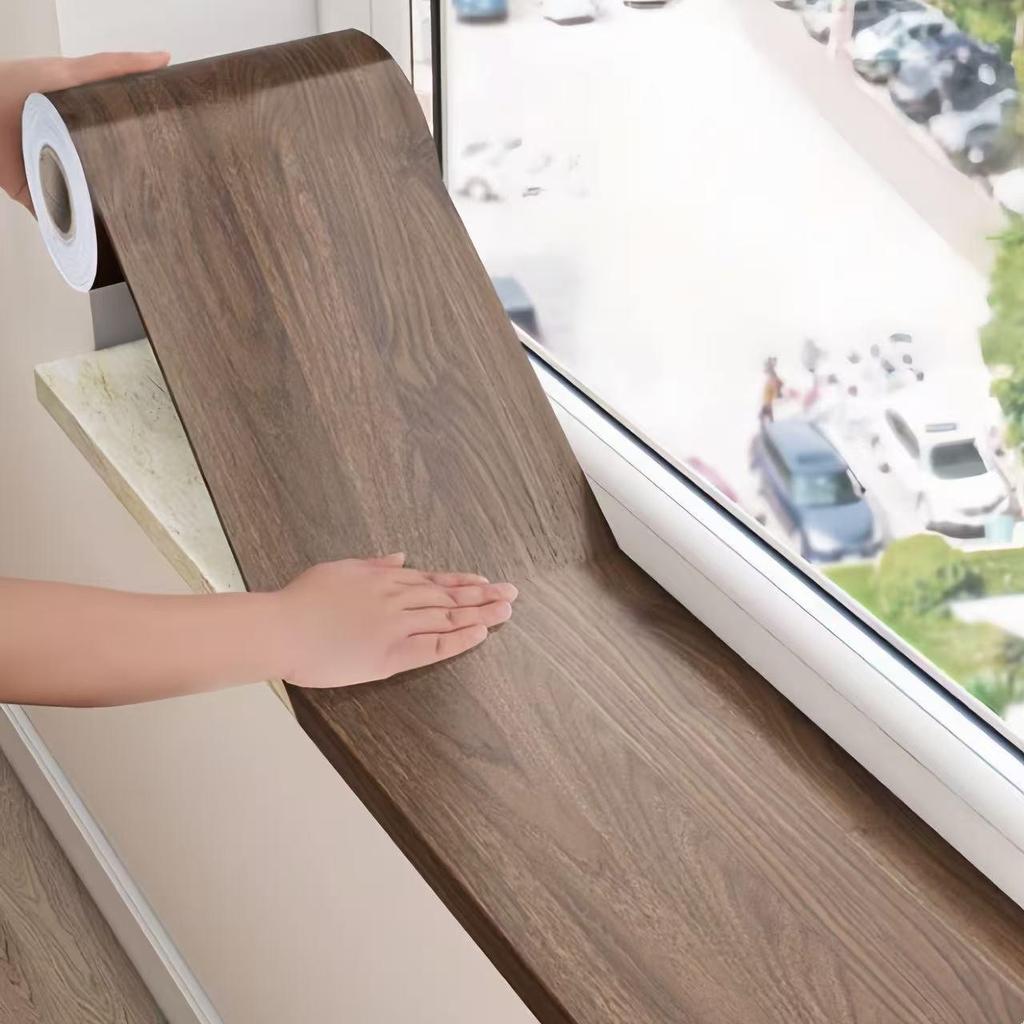 Window Sill Border Sticker - Easy Peel & Stick, Durable Scratch-Resistant Retro Style, Window Sill Decor