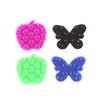 1 szt. Silikonowa podkładka w kształcie motyla do mocowania telefonu komórkowego, przyssawka z tyłu, samoprzylepna, silikonowa, stała przyssawka