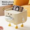 Paper towel box Household living room high-end light luxury desktop bedroom bedside remote control multi-function box Banheiro