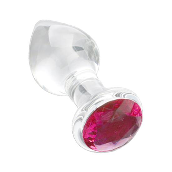 Anal Stimulator Easy To Use Portable Glass Sturdy Prostate Massager Butt Stimulator Plug for Female