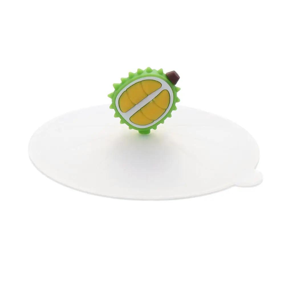 New 10cm Cute Reusable Cap Suction Cup Cover Dustproof Silicone Cup Cover Leakproof