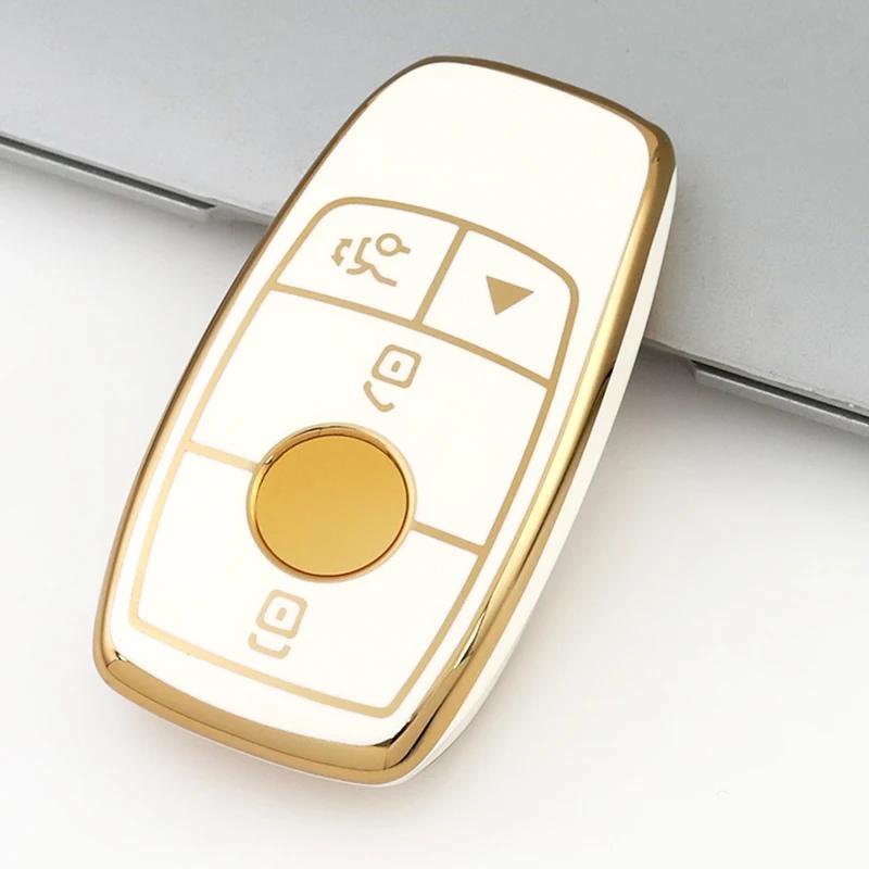 Car Remote Key Case Cover Shell Fob For Mercedes Benz A C E S G Class GLC CLA GLB GLS W177 W205 W213 W222 X167 AMG Accessories