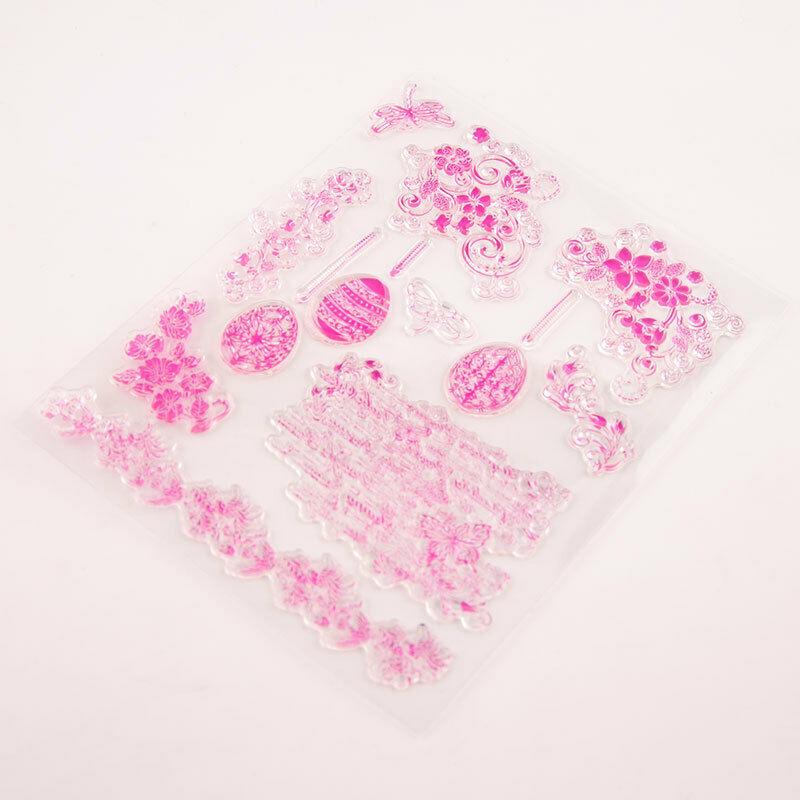 Merry Christmas Transparent Silicone Clear Stamps for Seal DIY Scrapbooking Album Paper Card Stamp Lantern Flower Lace