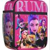 Temporada Escolar Animación de Dibujos Animados Bolsa de Almuerzo Niños Estampado Completo Bolsa Térmica Digital 3D Bolsa Portátil para Picnic al Aire Libre