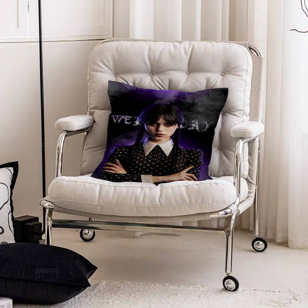 Movie W-Wednesday Cushion Cover Decorative Pillow Sofa Home Decor Case Pillow Cases