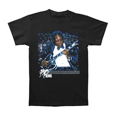 Men's B.B. King Portrait 07 Tour T-shirt Medium Black