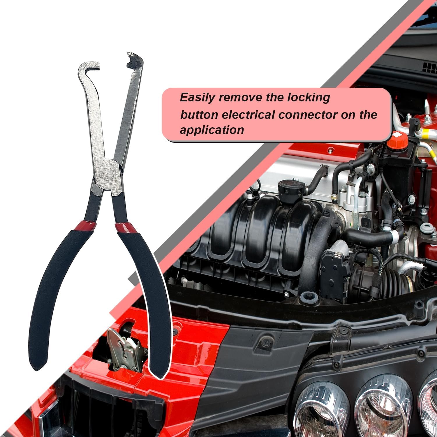 37960 Automotive Electrical Connector Disconnect Pliers - Long Spark Plug Disassembly Tool