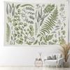 VIKAMA Boho Floral Greenery Tapestry Fern Leaf Natural Landscape Wall Hanging Aesthetic Home Decor