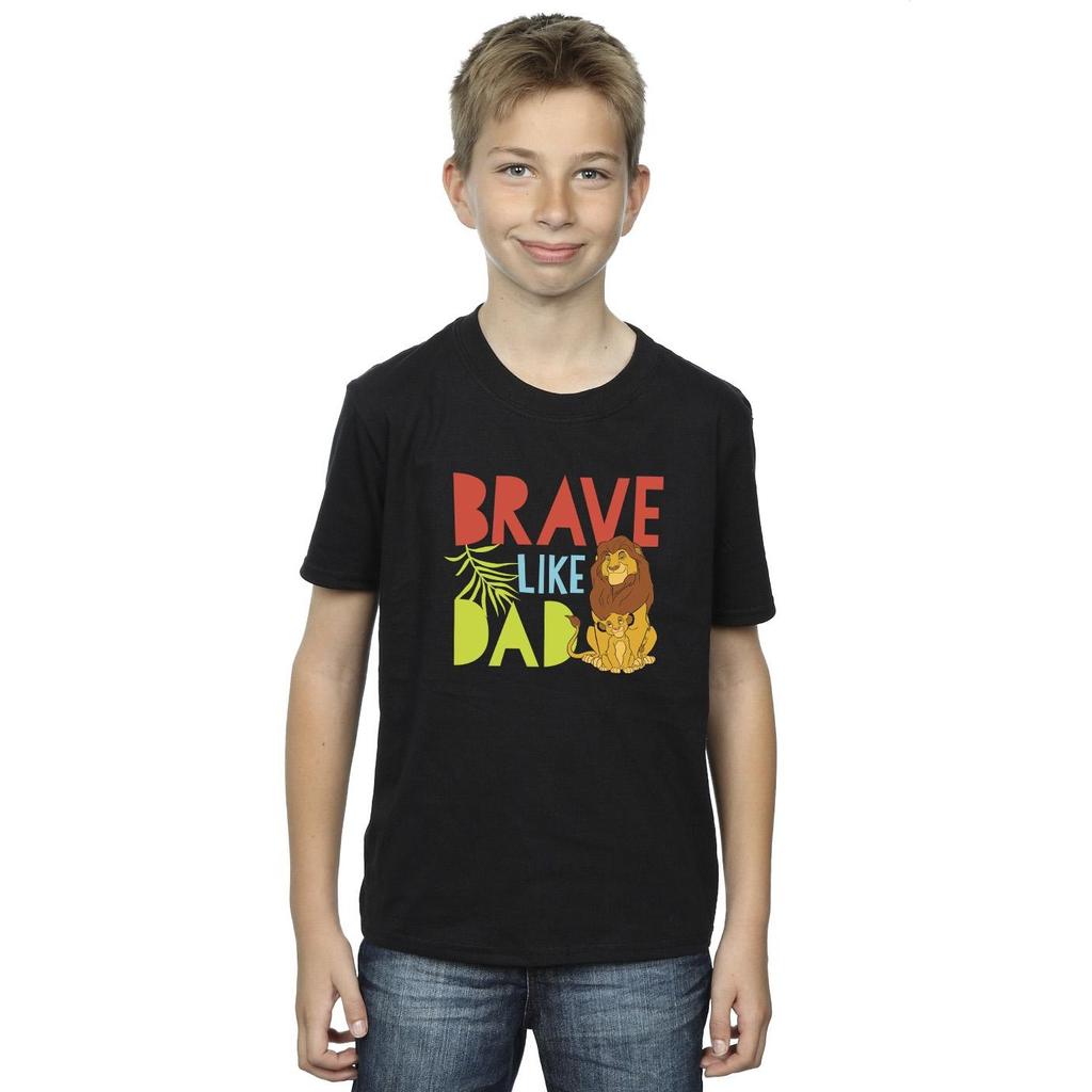 Disney Camiseta Meninos O Rei Leão Bravo como o pai