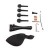 Geige Fiddle Zubehörset Ersatzteile Metall Holz für 44 Größe Musikinstrument