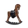 Schaukelpferd Figur Holzstil Ornament Holzmaserung für Heimstylisten, Sammler,