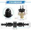 VekAuto Hose Thermostat Switch Kit for 4AN 190'F ON-175'F Off Transmission Cooler Sensor