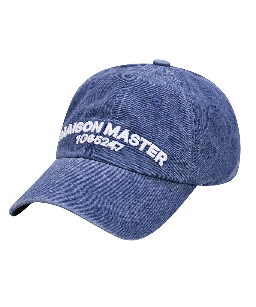 MAISON MASTER Pigment Curve Logo Ball Cap