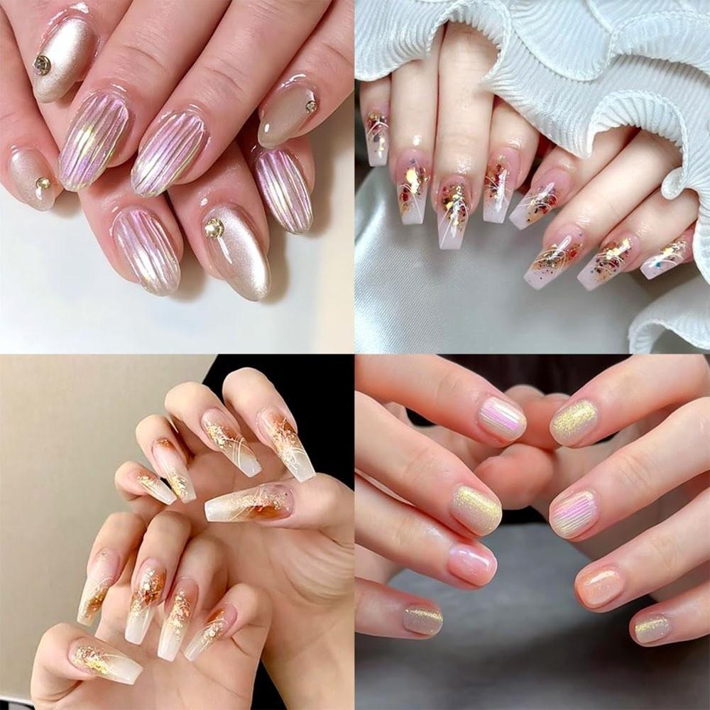 Ultra-Thin Line Nail Art Pen Stainless Steel Stripe Nail Art Brush  for Nail Art