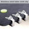AEE4-Table Cloth Clip Stainless Steel Outdoor Tablecloth Clip Clamp For Fixing Thick And Thin Tablecloth