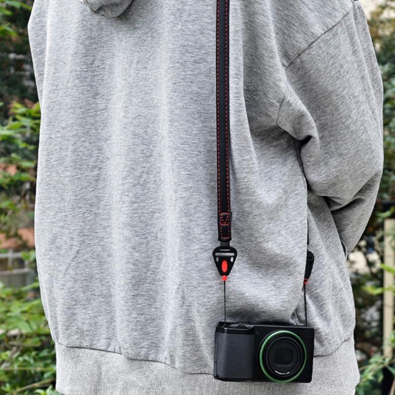 Ergonomic Adjustable Shoulder Strap Rapid Removal Camera Neck Strap Compatibility With Multiple Camera Models