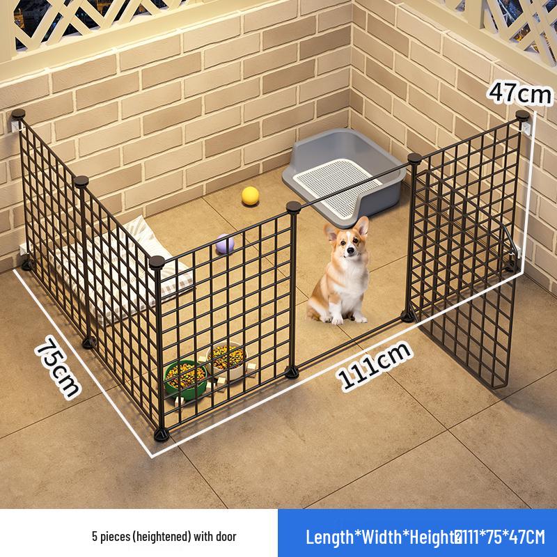 Pet Fence: Indoor Cage and Isolation Gate for Small To Medium Dogs and Cats