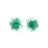 French Sweet Three-Dimensional Flower Ear Clips, Niche Temperament, High-End Earrings, Summer Fairy Small Fresh Earrings