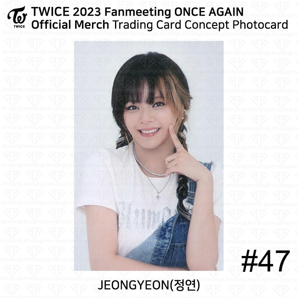 Twice 8. Jahrestag ONCE AGAIN Fanmeeting Pop-up MD Sammelkarte Fotokarte