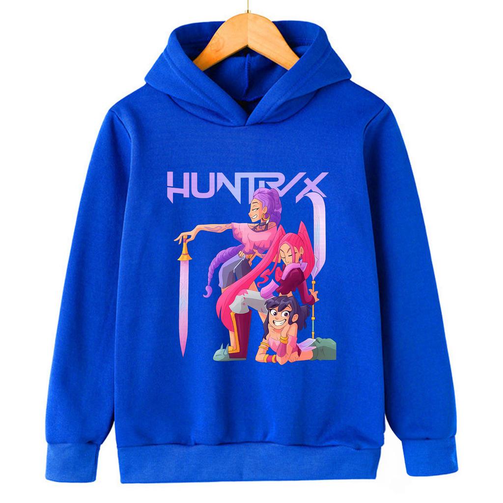 2025 Neu KPop Dämonenjäger Frühling Cartoon Lässig Bedruckt Mädchen Hoodie Mädchen KPop Kinder Jungen Hoodie Top Sweatshirt