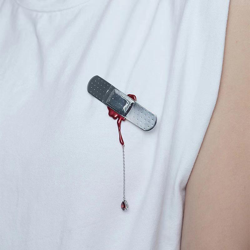 

European & American Trendy Unique Tassel Hip Hop Street Art Brooch