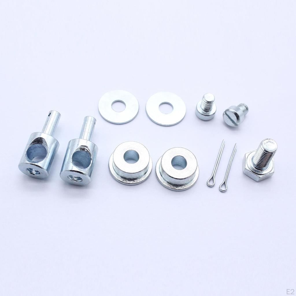 Dual Carb Linkage Kit Iron Replacement Parts Fits for Carburetors
