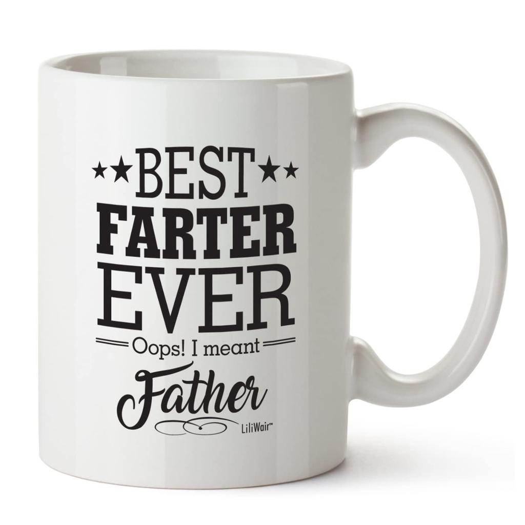 11oz Coffee Mug Ceramic Tea Cup for Coffee, Tea and Hot Drinks Gift, Father's and Mother's Day for Dad and Mom