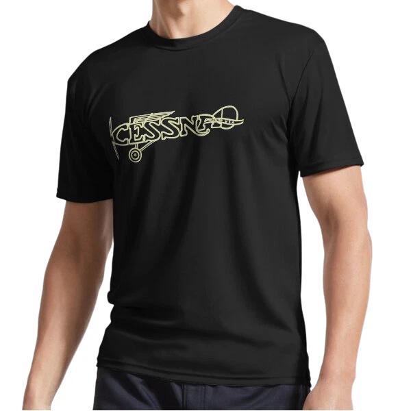

New Cessna Retro Plane Logo Classic Active Logo T-Shirt Funny Size S to 5XL XL