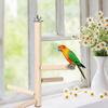 Wooden Bird Cage Stand Parrot Perch Training Stands or Parakeets Lovebirds Cockatiels Resting Rack
