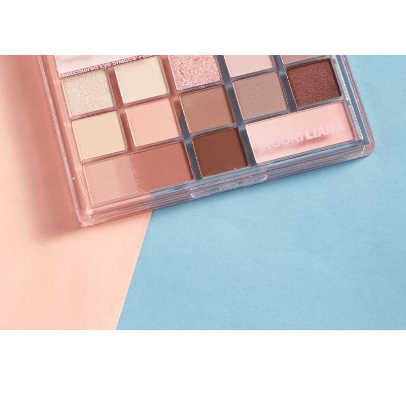 RUORI LIANA - Fun & Colorful 16-Color Eyeshadow Palette - 2 Types