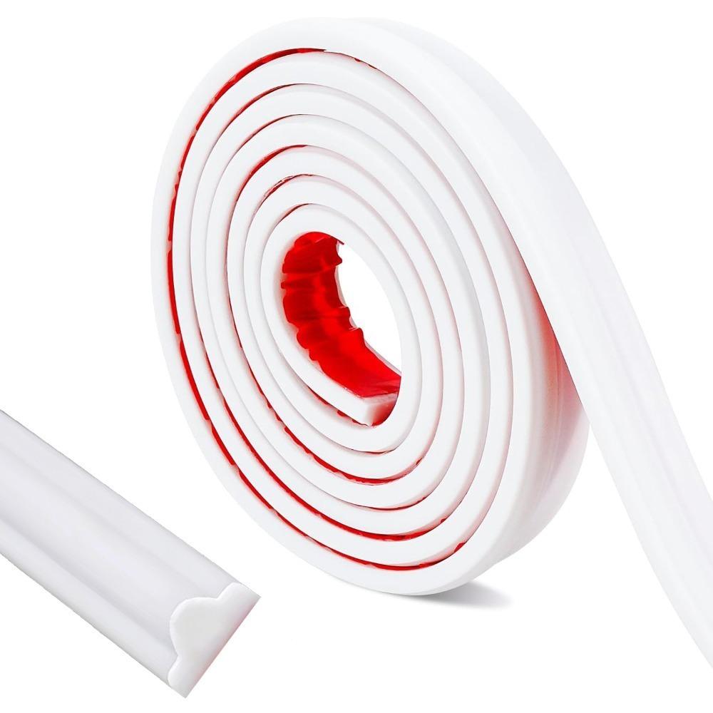Self-Adhesive Wall Decoration Molding Trim TPE 3D Chair Rail Panel Molding Home Decor Universal Wall Protector Mirror