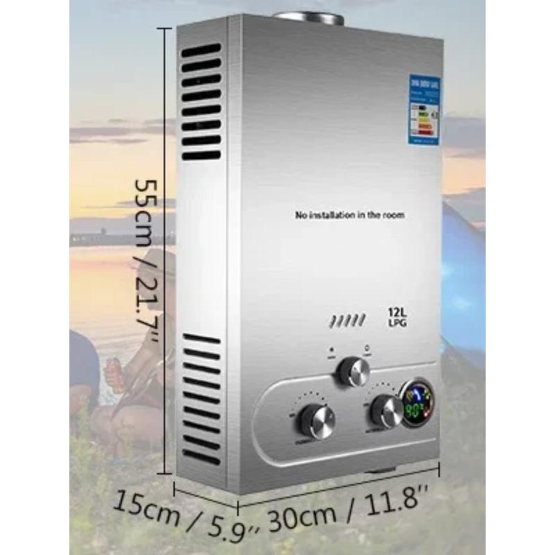 6L-18L LPG Tankless Water Heater, Propane