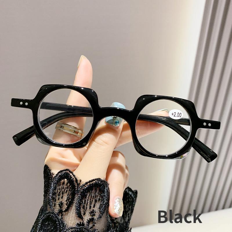 

Модные очки для чтения для женщин и мужчин, анти-синий свет, квадратная оправа, очки для пресбиопии, законченные очки для дальнего зрения до +4,0 +2.0