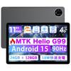 New Android 15 Tablet Large Screen with Helio 24GB RAM 128GB Large Incell 90Hz IPS 1920x1200 Ideal for Gaming and Video Light and Face Headphone